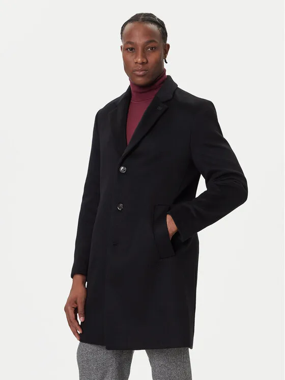 Wollmantel · Schwarz