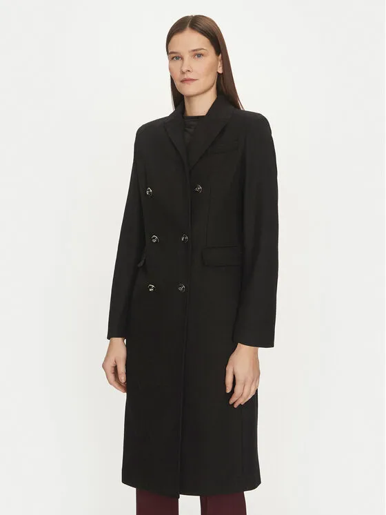 Wollmantel · Schwarz