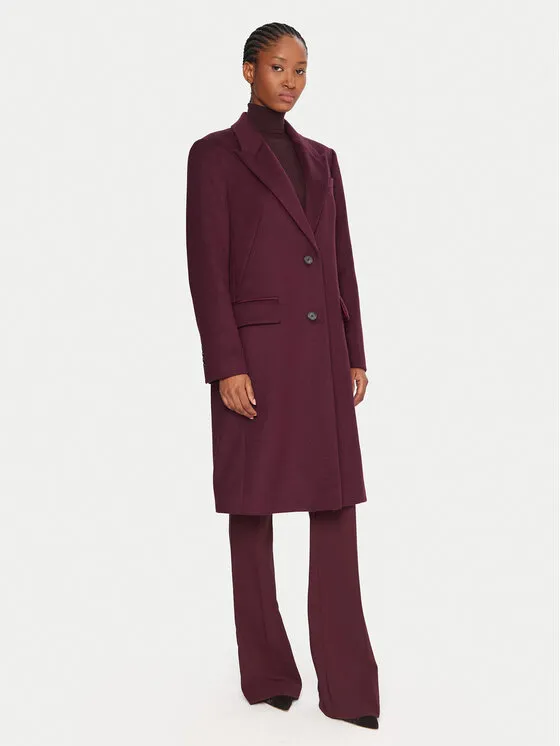 Wollmantel · Violett