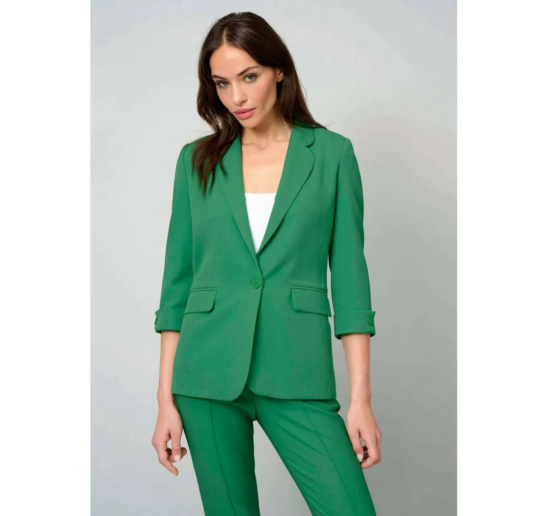 ALBA MODA Kurzblazer Blazer mit 3/4 Arm