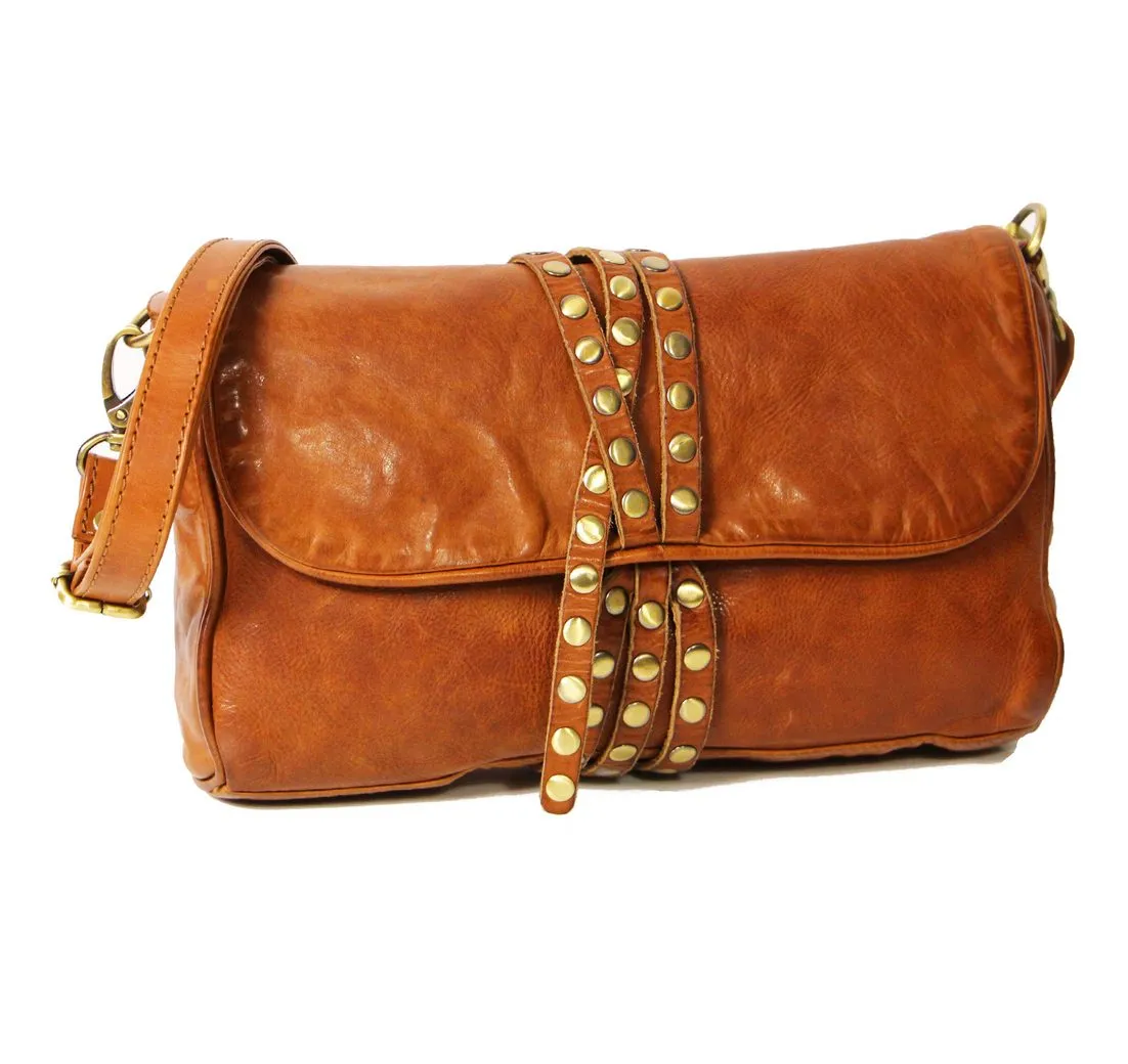 ALMADIH Schultertasche Leder Damentasche MINI MAY Umhängetasche Schultertasche