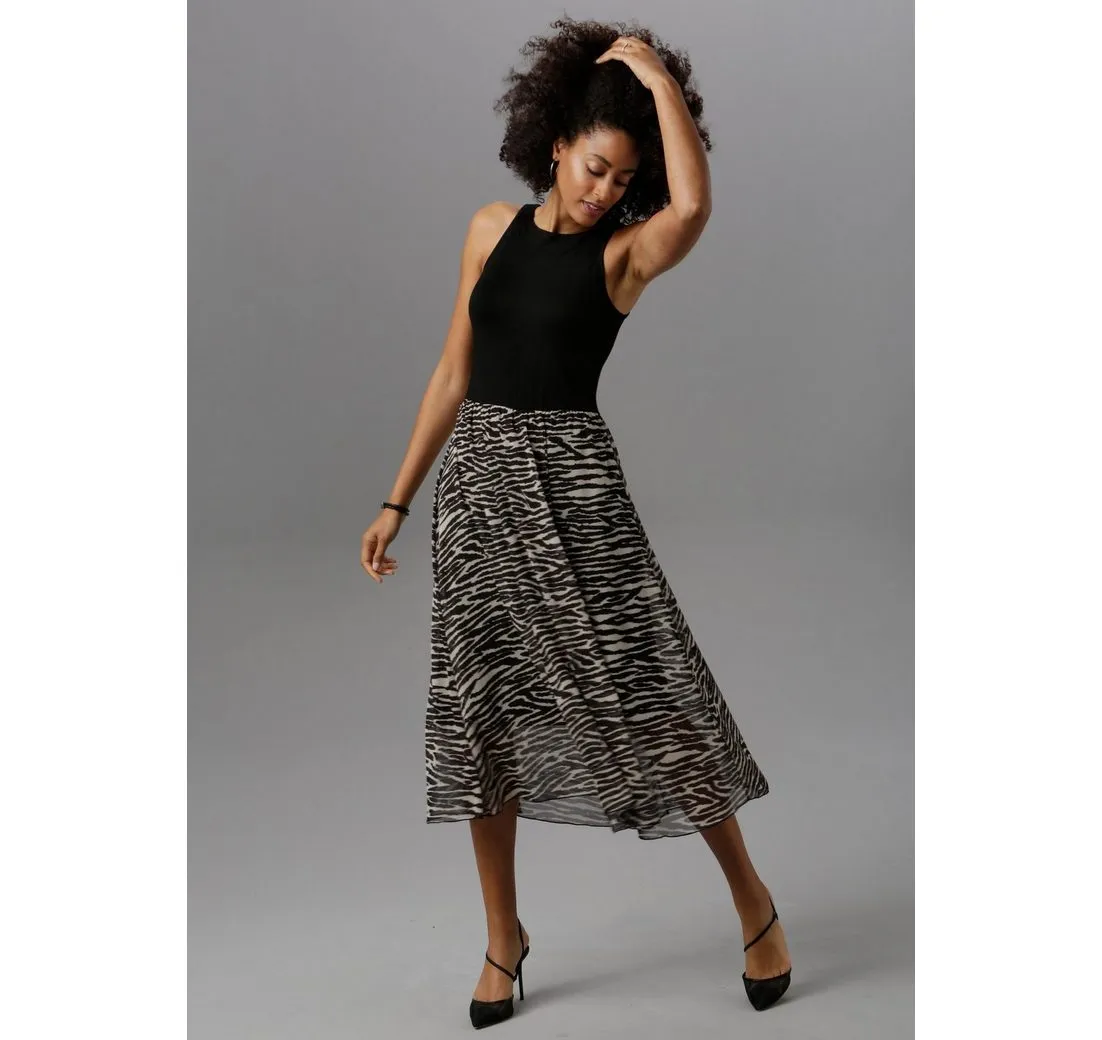 ANISTON SELECTED Partykleid im Animal-Print