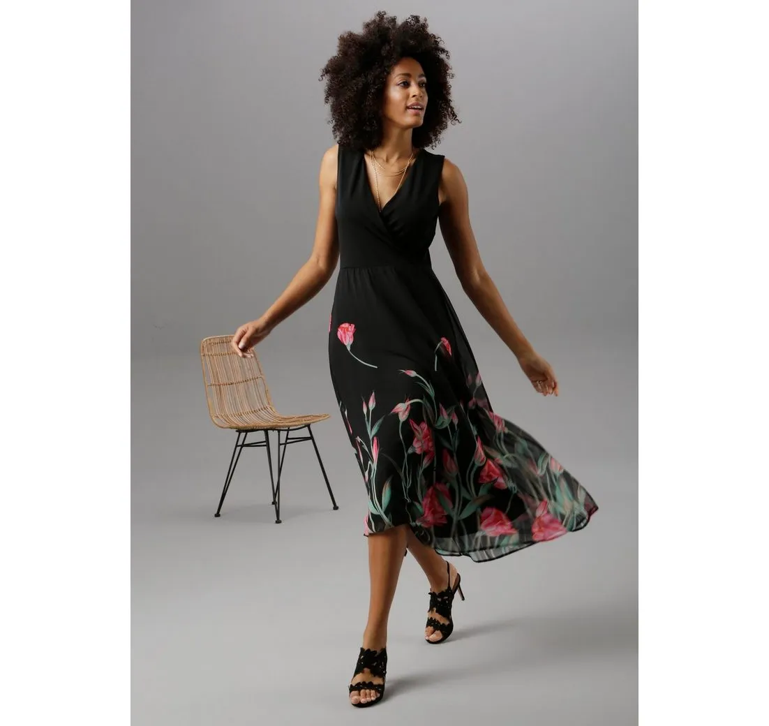 ANISTON SELECTED Sommerkleid mit floralem Druck