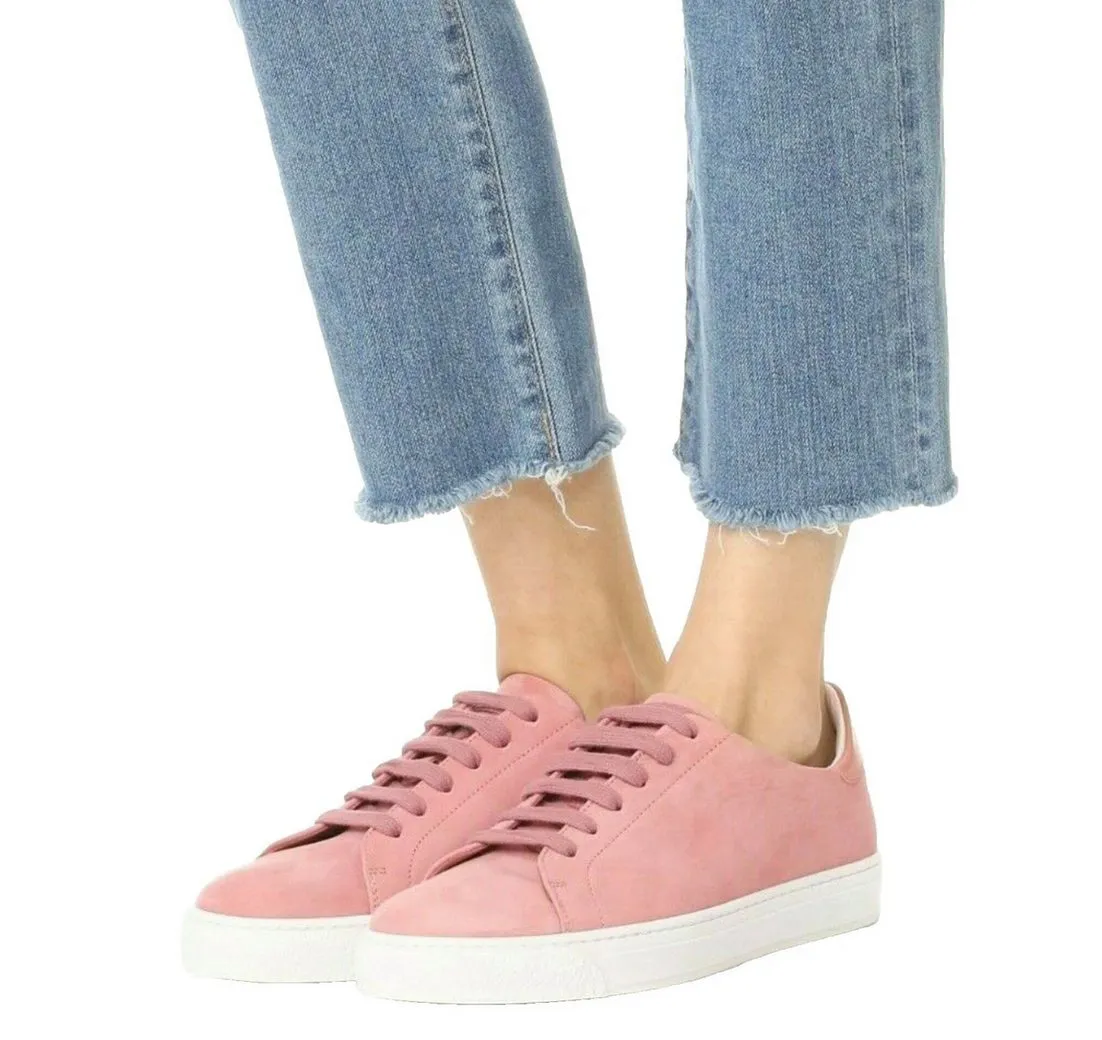 ANYA HINDMARCH Wink Sneaker YES Smiley Low Top Leder Schuhe Sneaker Zwinker-Smiley (Wink Emoji) als Detail an der Ferse