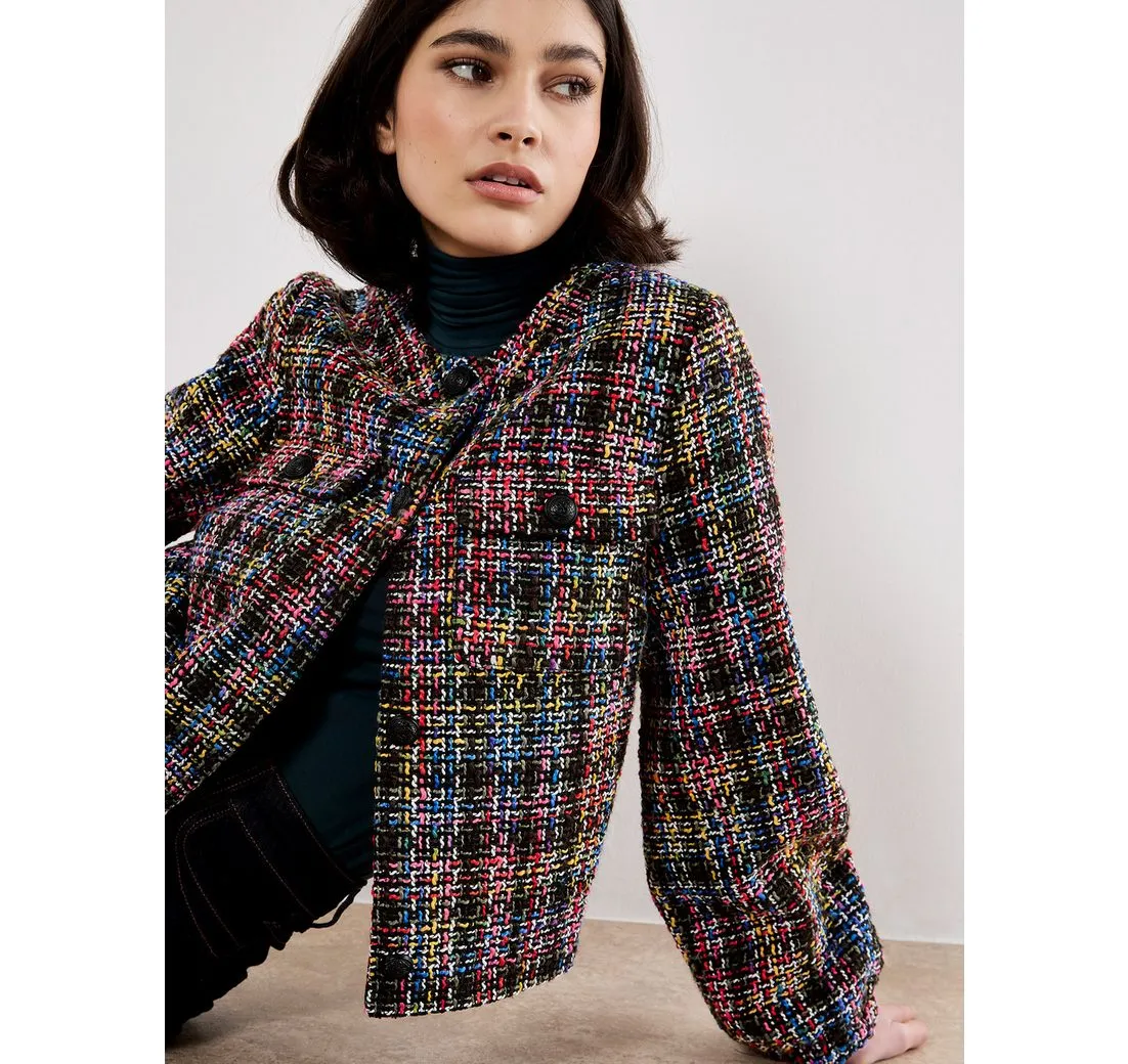 APRICOT Kurzblazer Tweet Jacke, in Multicolour