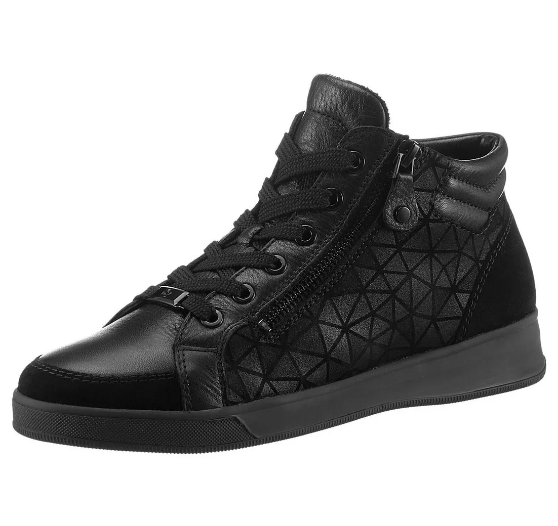 ARA ROM Sneaker, Freizeitschuh, Schnürboots mit Schaftrandpolsterung, G-Weite