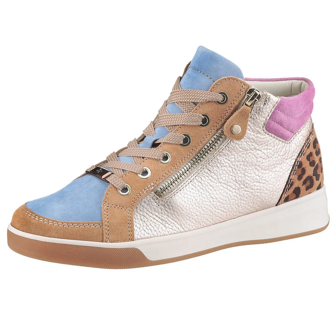 ARA ROM Sneaker, High Top Sneaker, Schnürboots mit Reißverschluss