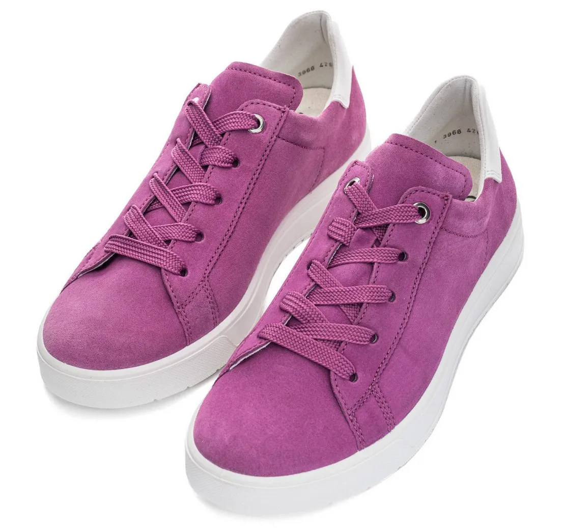 ARA ROM Sneaker, Schnürschuh, Retro Sneaker, Komfortschuh in Bequemweite G (weit)