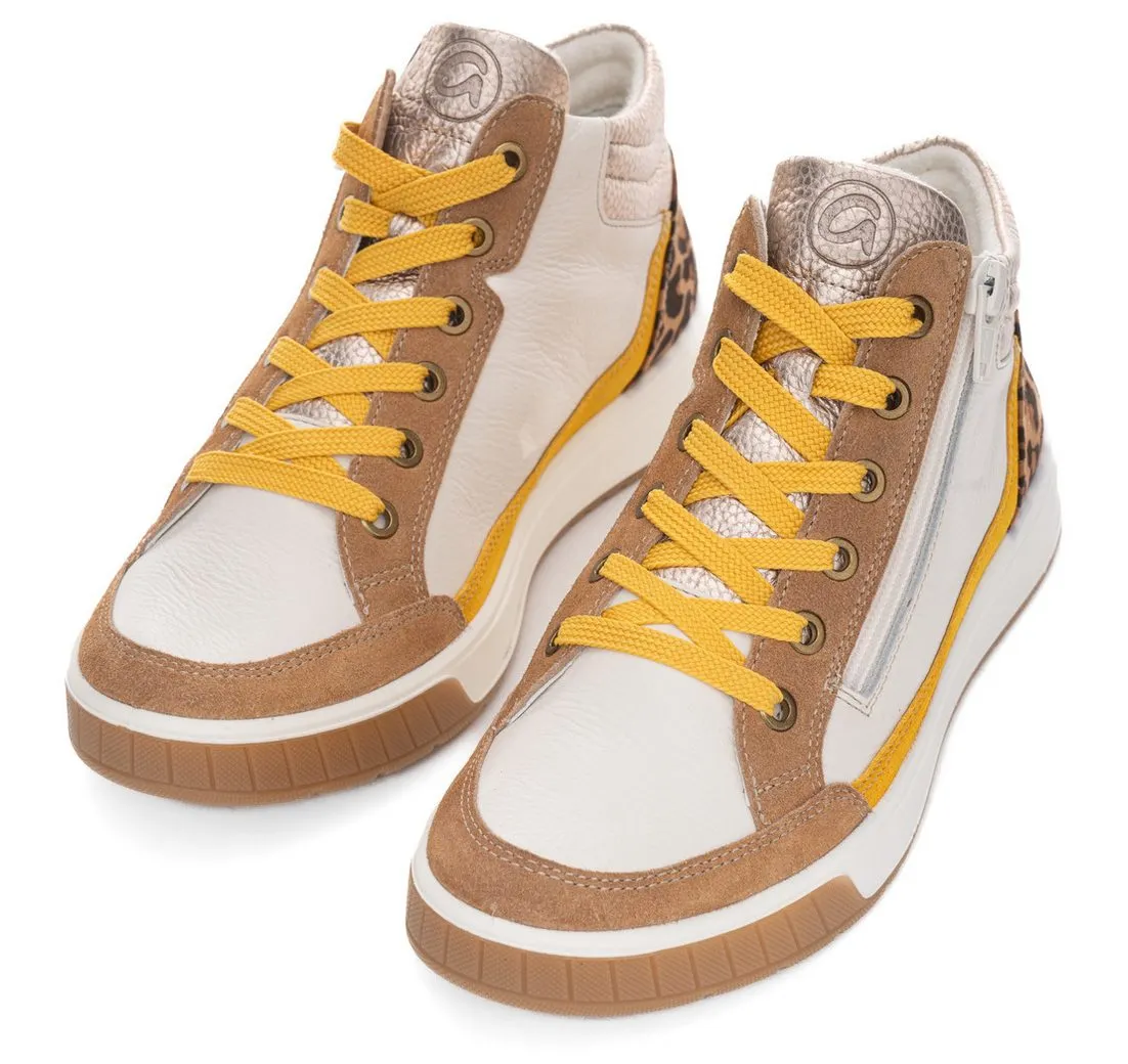 ARA ROM Sneakerboots, Schnürboots, Retro Sneaker, Higt Top Sneaker in G-Weite