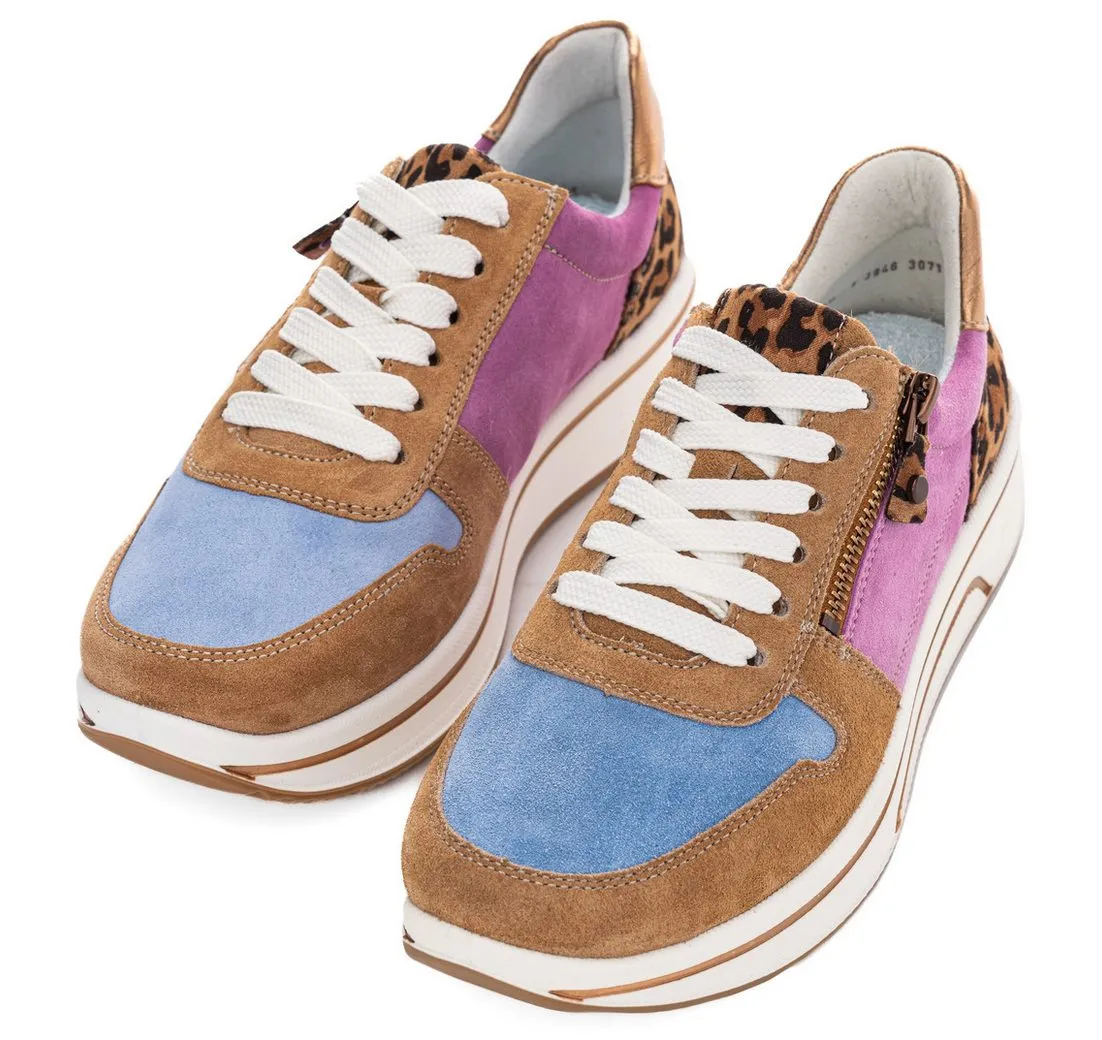 ARA SAPPORO Keilsneaker, Keilsneaker, Schnüschuh in Komfortweite H (sehr weit)