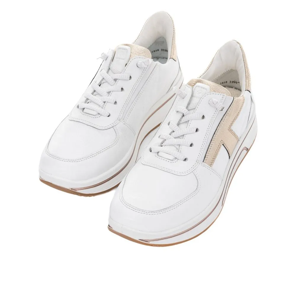 ARA SAPPORO Slip-On Sneaker, Freizeitschuh, Schnürschuh mit Frottee-Futter, H-Weite