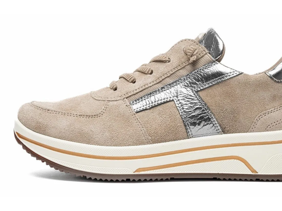 ARA SAPPORO Sneaker Plateausneaker, Schnürschuh in Komfortweite H (sehr weit)