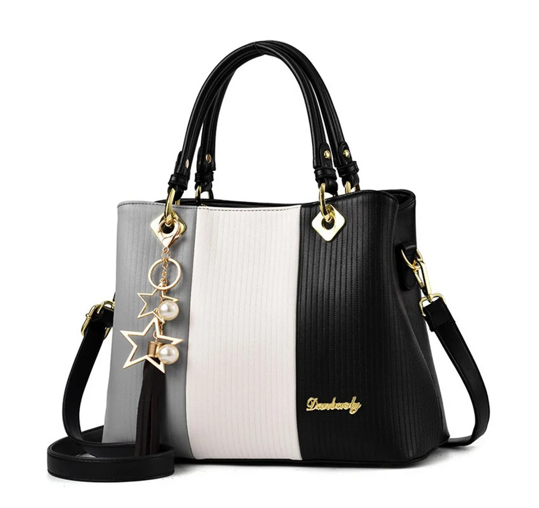 autolock Handtasche Damen Handtasche,Stylish Verstellbarer Tote Bag,Umhängetasche, täglicher Schulterrucksack mit hoher Kapazität,Wasserdichte Rucksack