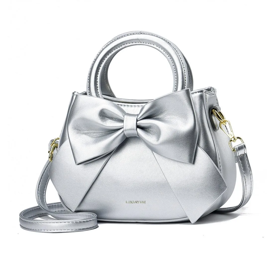 autolock Henkeltasche Henkeltasche, Crossbody, mit Top Carry Handle und Cute Bow Knot