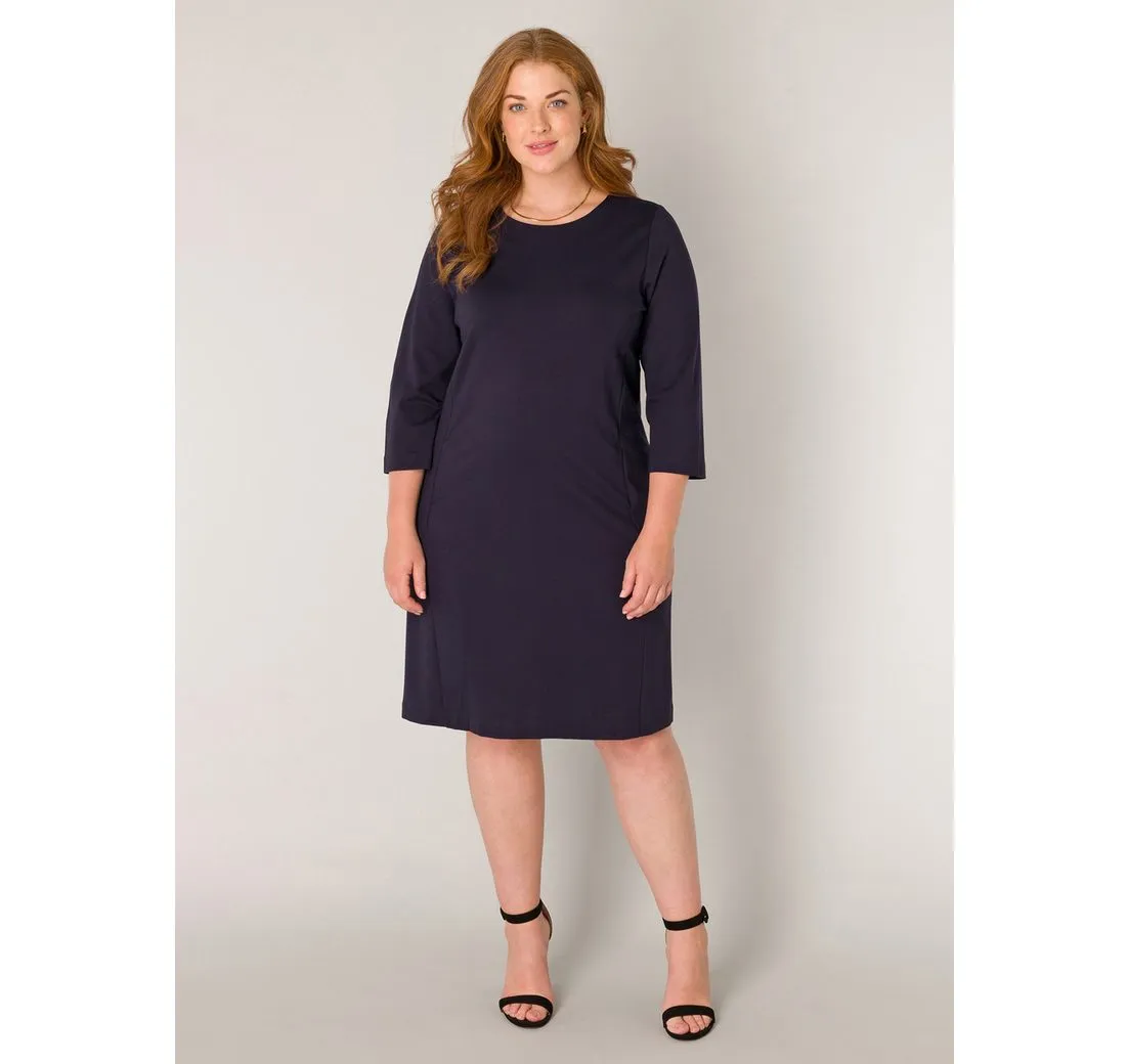 BASE LEVEL CURVY Etuikleid Addy in formstabilem Viskosemix