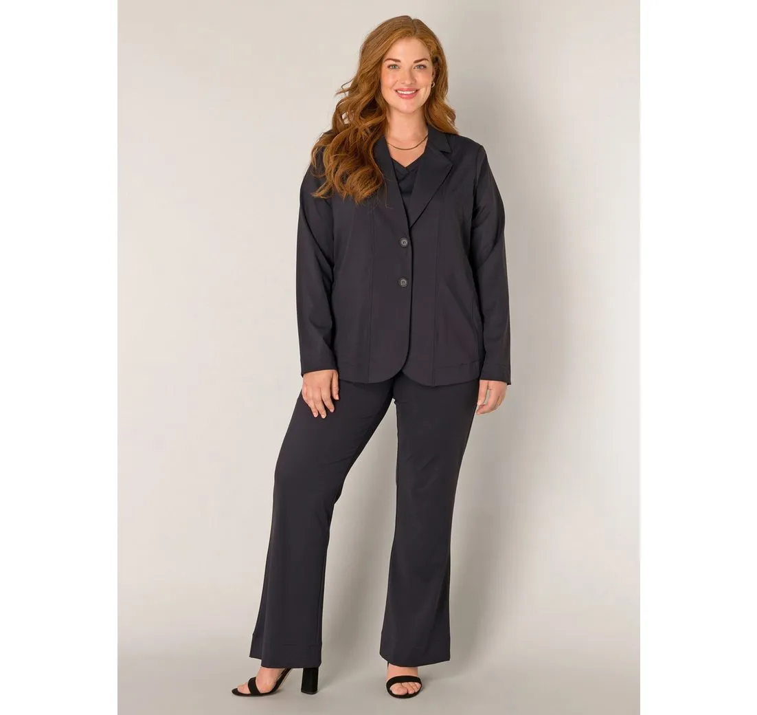 BASE LEVEL CURVY Jackenblazer Leah mit Reverskragen und Stretch