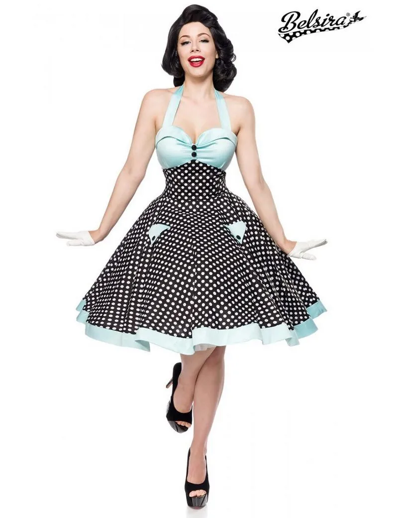 BELSIRA Trachtenkleid Belsira - Vintage-Swing-Kleid - (L,M)