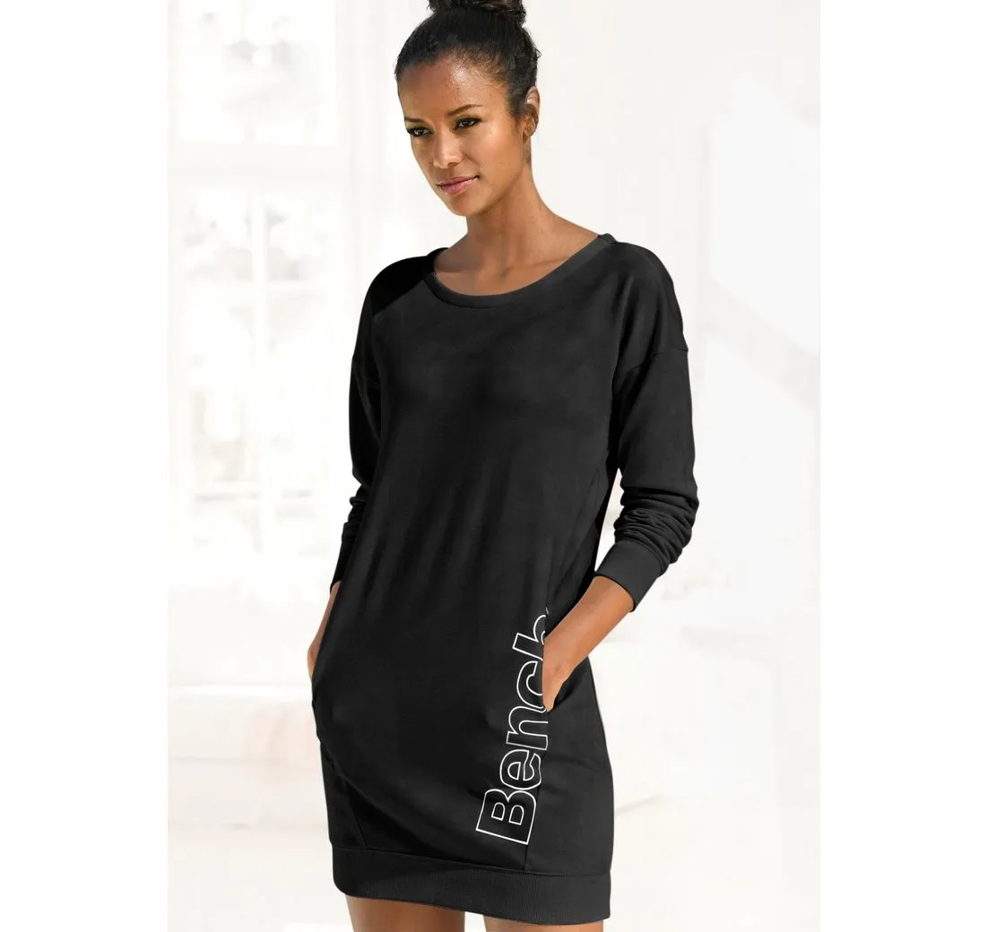 BENCH. LOUNGEWEAR Sweatkleid mit seitlichem Logoprint