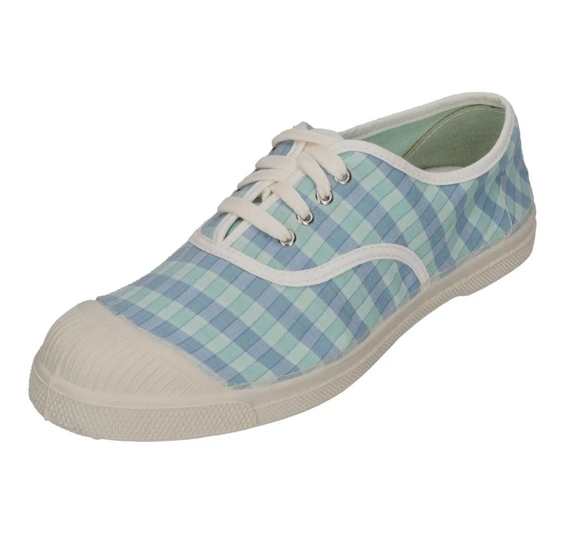 BENSIMON SUMMER CHECKS Sneaker aqua