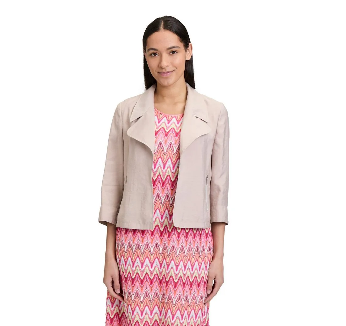 BETTY BARCLAY Jackenblazer Betty Barclay Blazer-Jacke mit 3/4 Arm Material