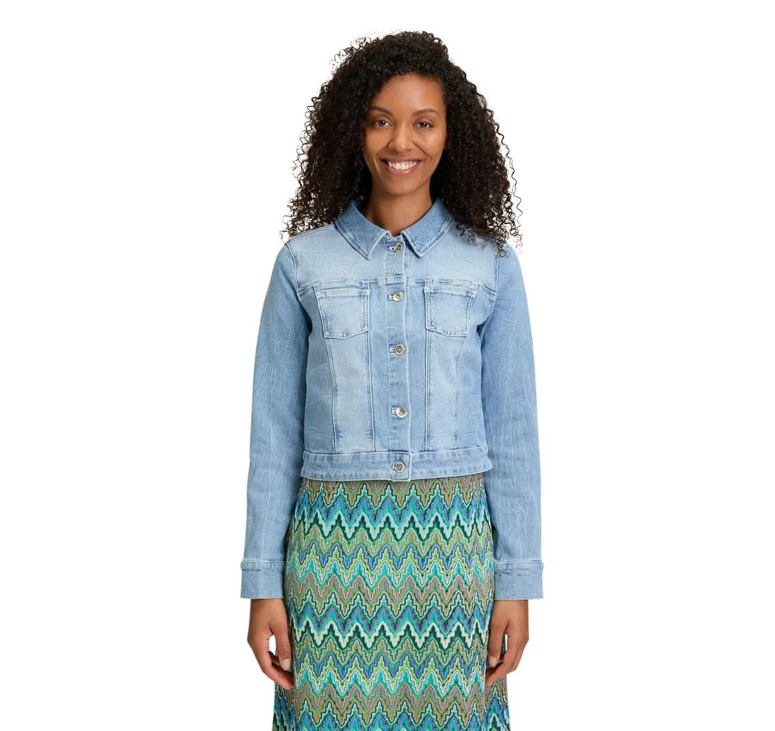BETTY BARCLAY Jackenblazer Betty Barclay Damen Jeansjacke langarm Material