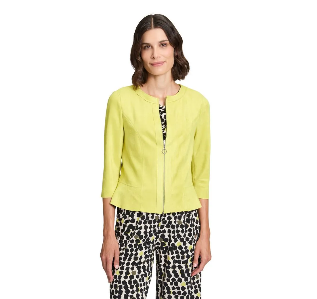 BETTY BARCLAY Jackenblazer Damen Blazer-Jacke mit Reißverschluss Material