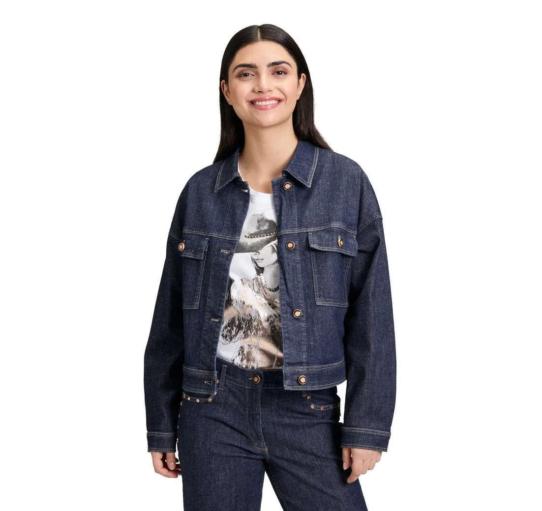 BETTY BARCLAY Jackenblazer Damen Jeansjacke langarm