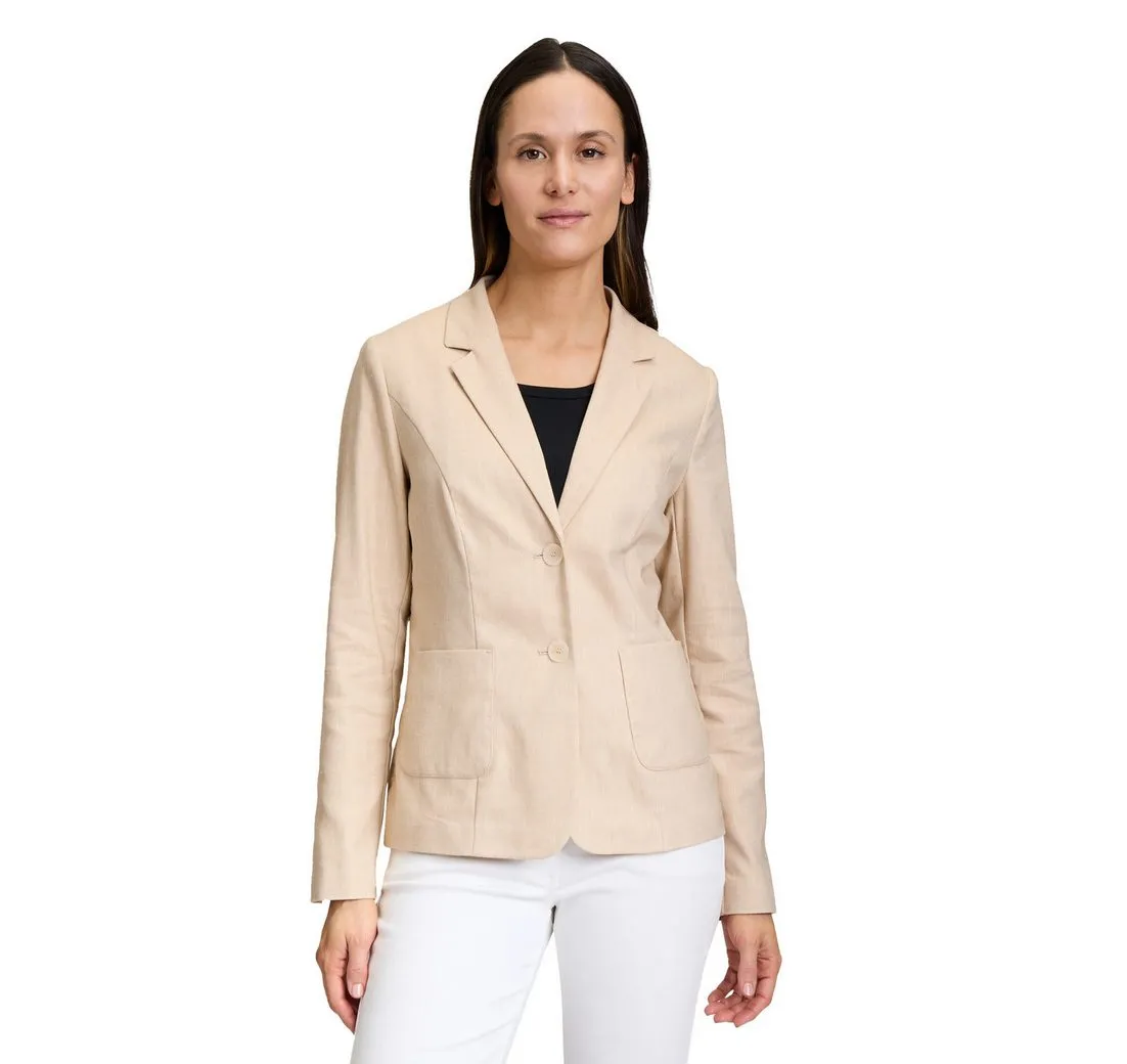 BETTY BARCLAY Kurzblazer Damen Blazer-Jacke langarm Material