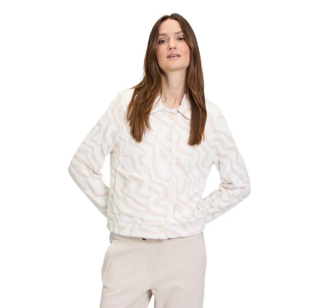 BETTY&CO Canvasjacke Damen Casual-Jacke langarm
