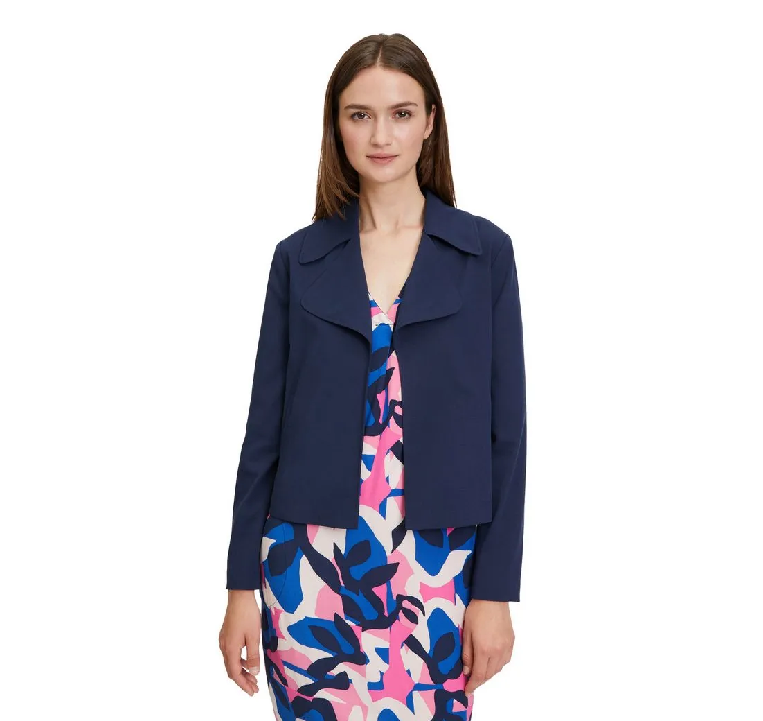 BETTY&CO Jackenblazer Damen Casual-Jacke mit Kragen Taschen