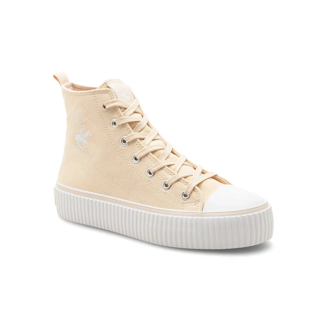 BEVERLY HILLS POLO CLUB Beverly Hills Polo Club Sneakers aus Stoff Damen BHPC026M Beige Sneaker