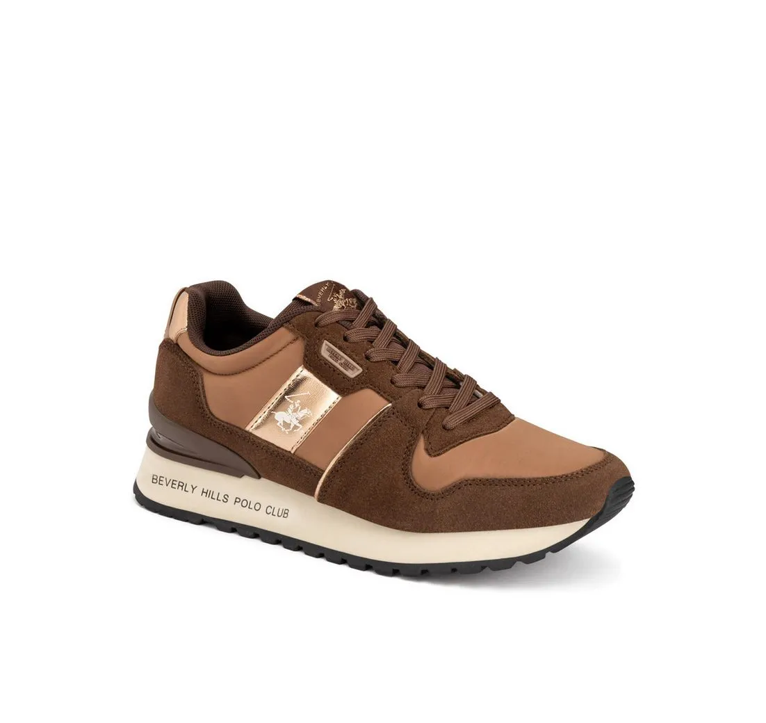 BEVERLY HILLS POLO CLUB Beverly Hills Polo Club Sneakers Damen W-3C098-2A324 Braun Sneaker
