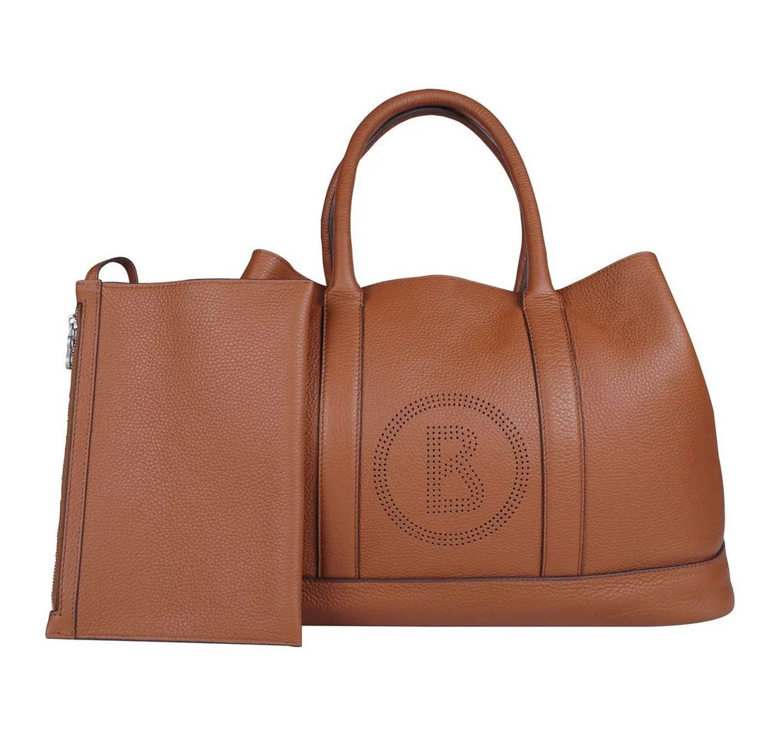 BOGNER Handtasche Theresa Handbag (Set, 2-tlg), aus echtem Leder