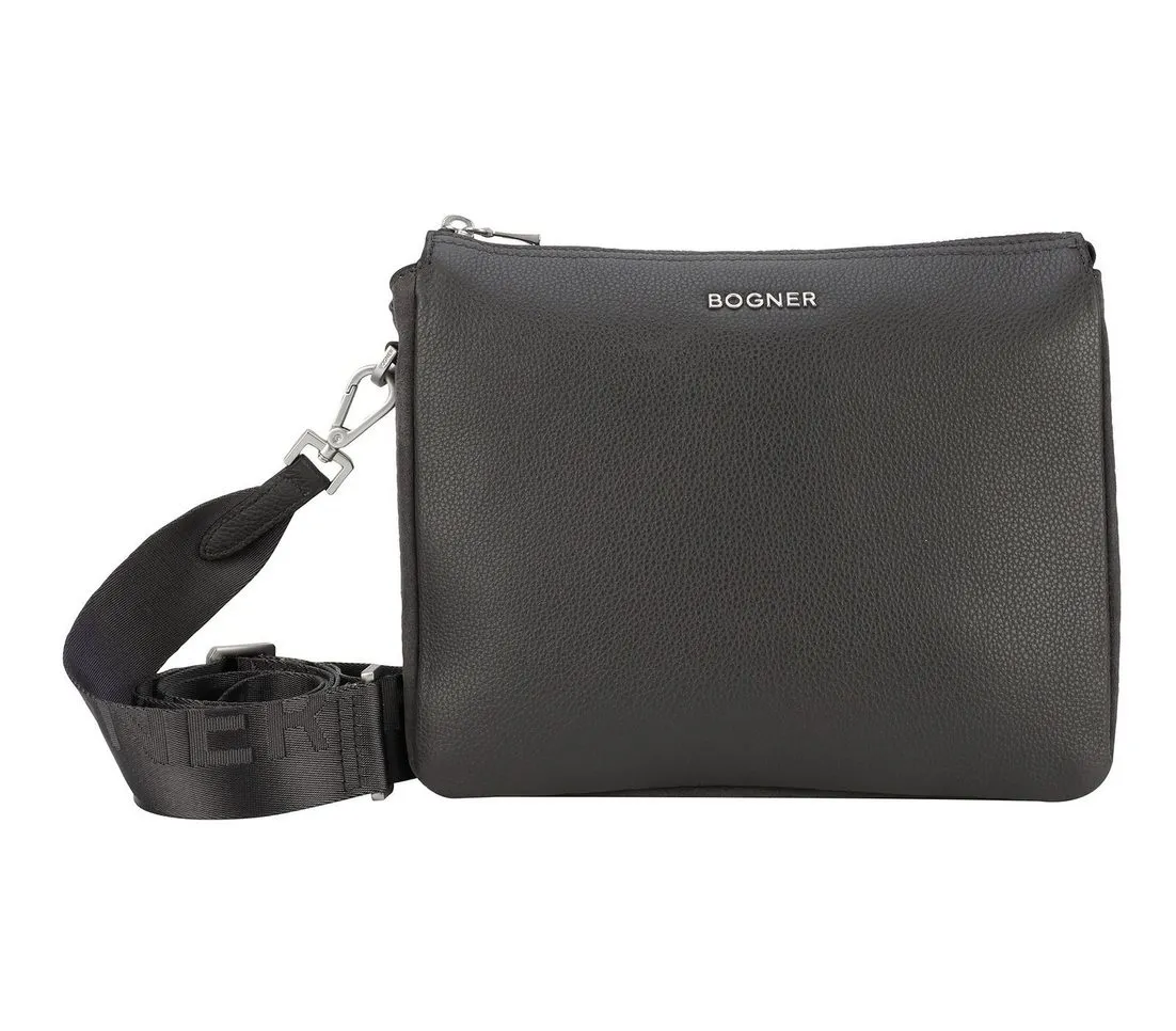 BOGNER Schultertasche Gulia Shoulderbag, aus echtem Rindsleder