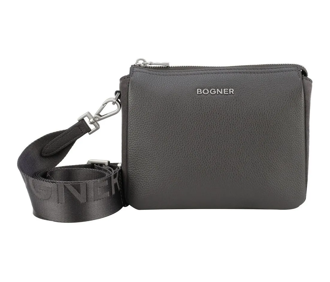 BOGNER Schultertasche Gulia Shoulderbag, aus echtem Rindsleder