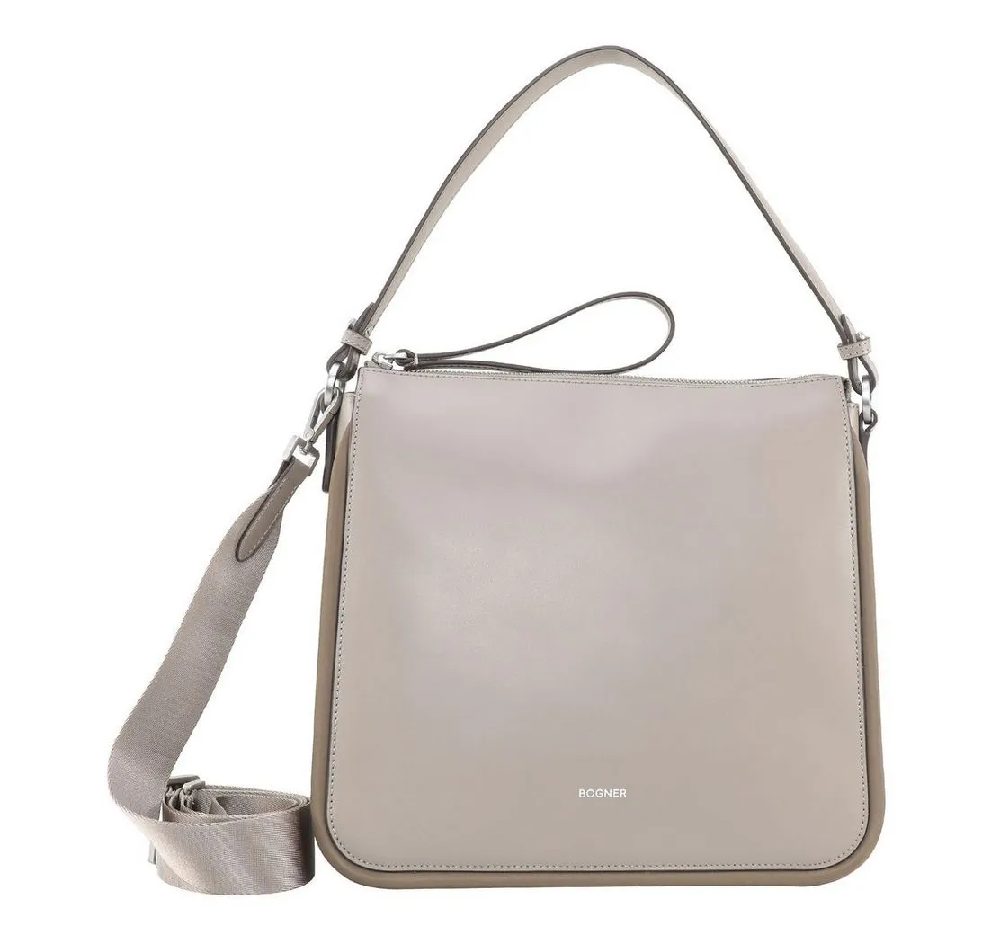 BOGNER Schultertasche Hobo Bag, aus echtem Rindsleder