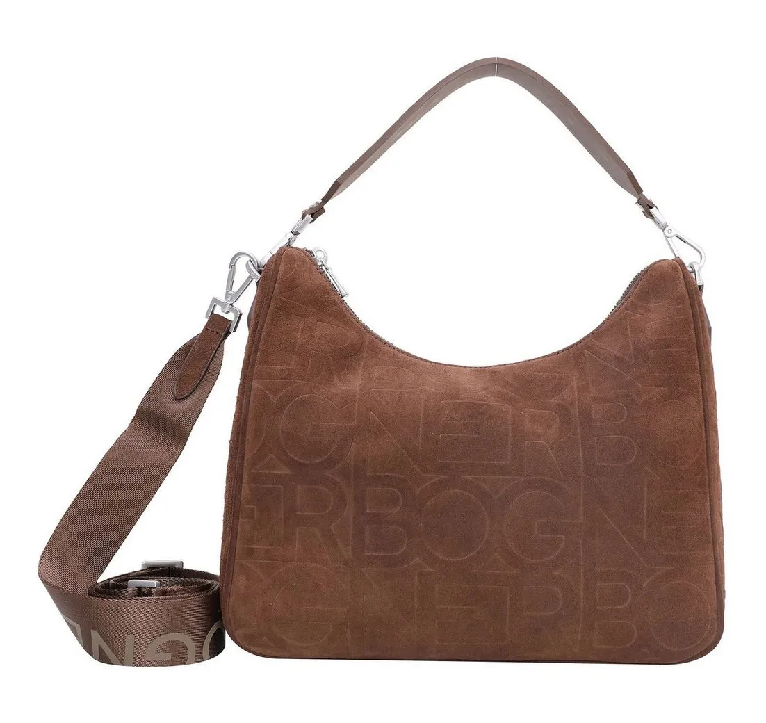 BOGNER Schultertasche Lora Hobo, aus echtem Leder