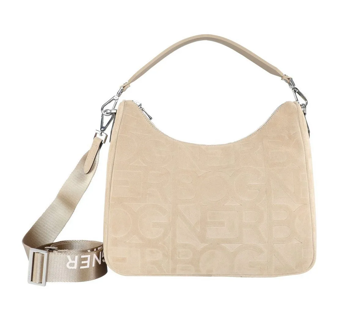 BOGNER Schultertasche Lora Hobo, aus echtem Leder