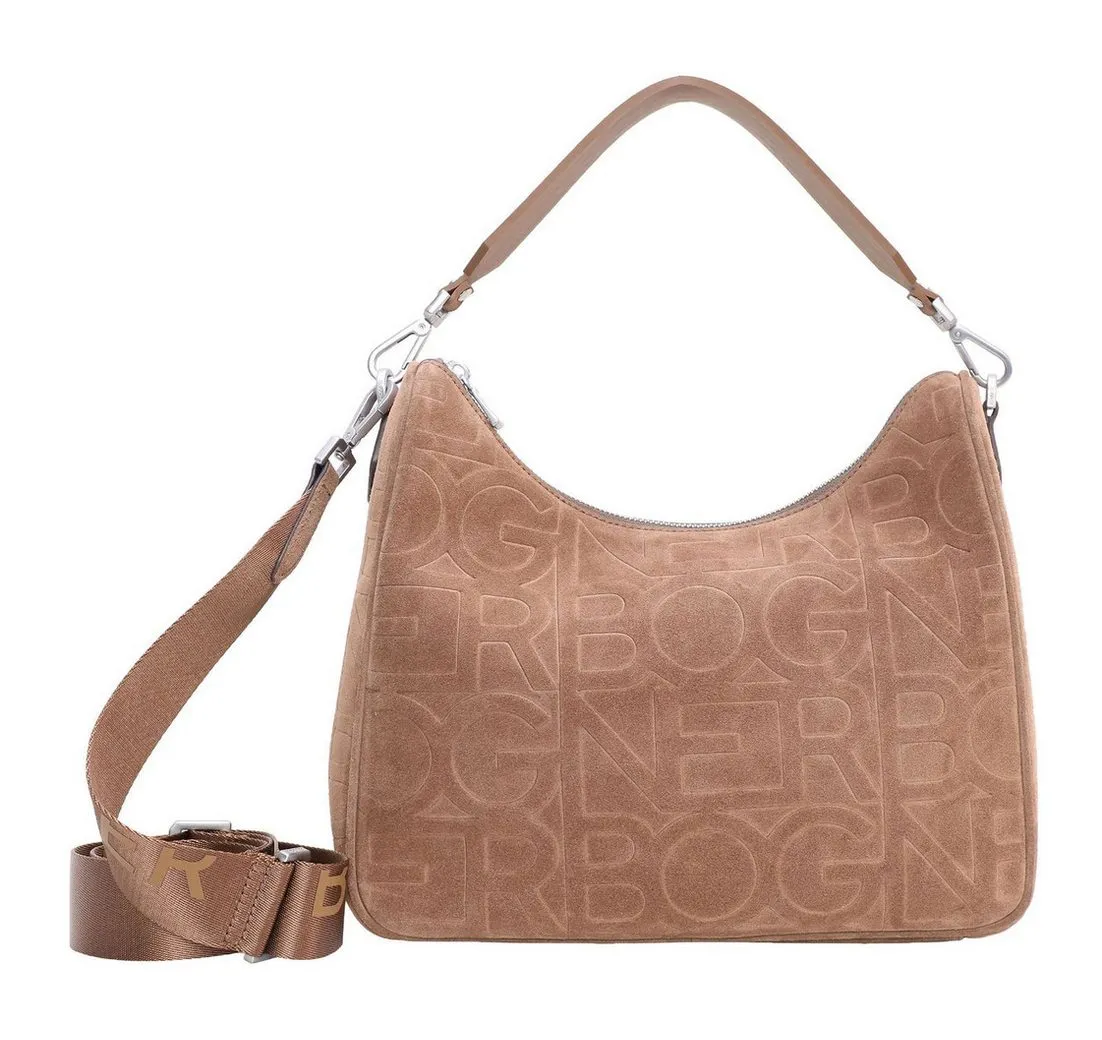 BOGNER Schultertasche Lora Hobo, aus echtem Leder
