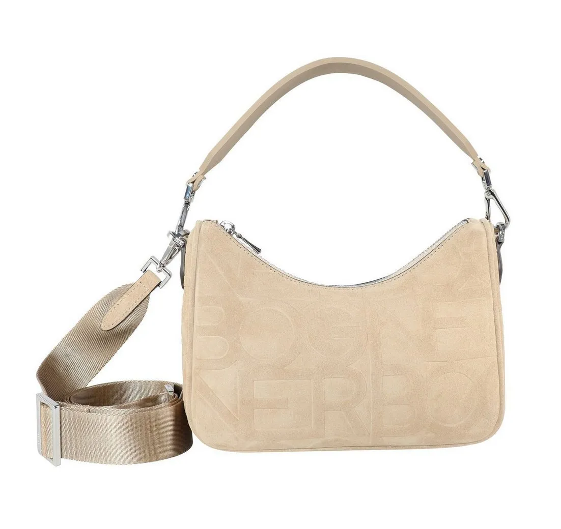 BOGNER Schultertasche Lora Shoulderbag, aus echtem Leder