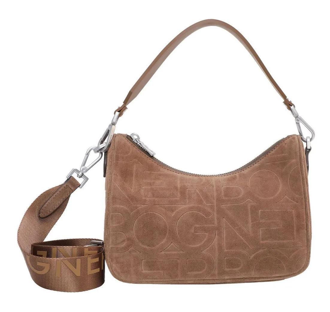 BOGNER Schultertasche Lora Shoulderbag, aus echtem Leder
