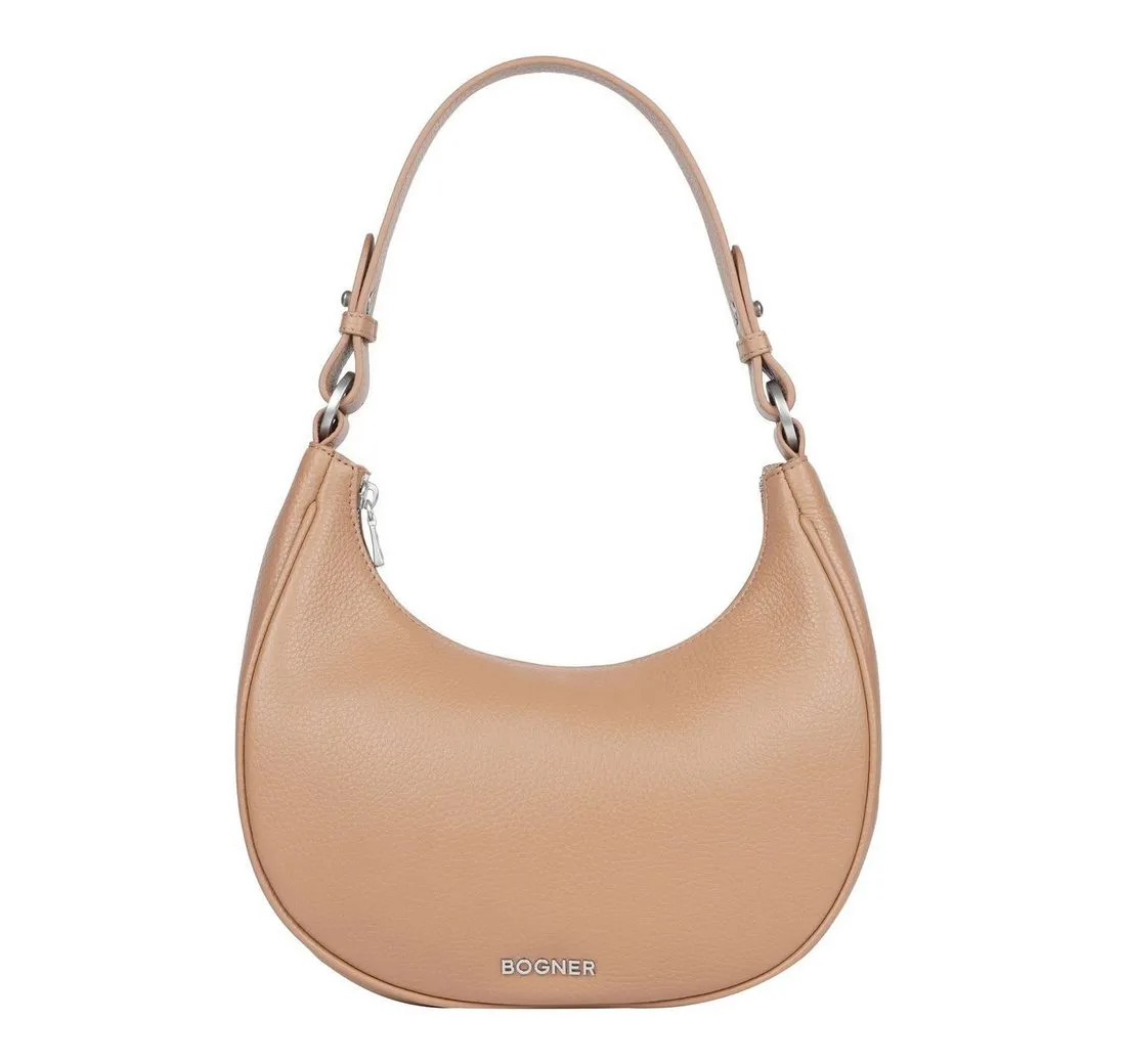 BOGNER Schultertasche Melene Hobo, aus echtem Rindsleder