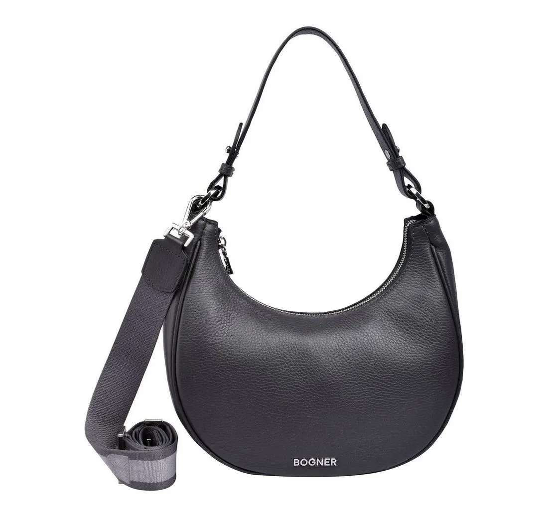 BOGNER Schultertasche Melene Hobo, aus echtem Rindsleder