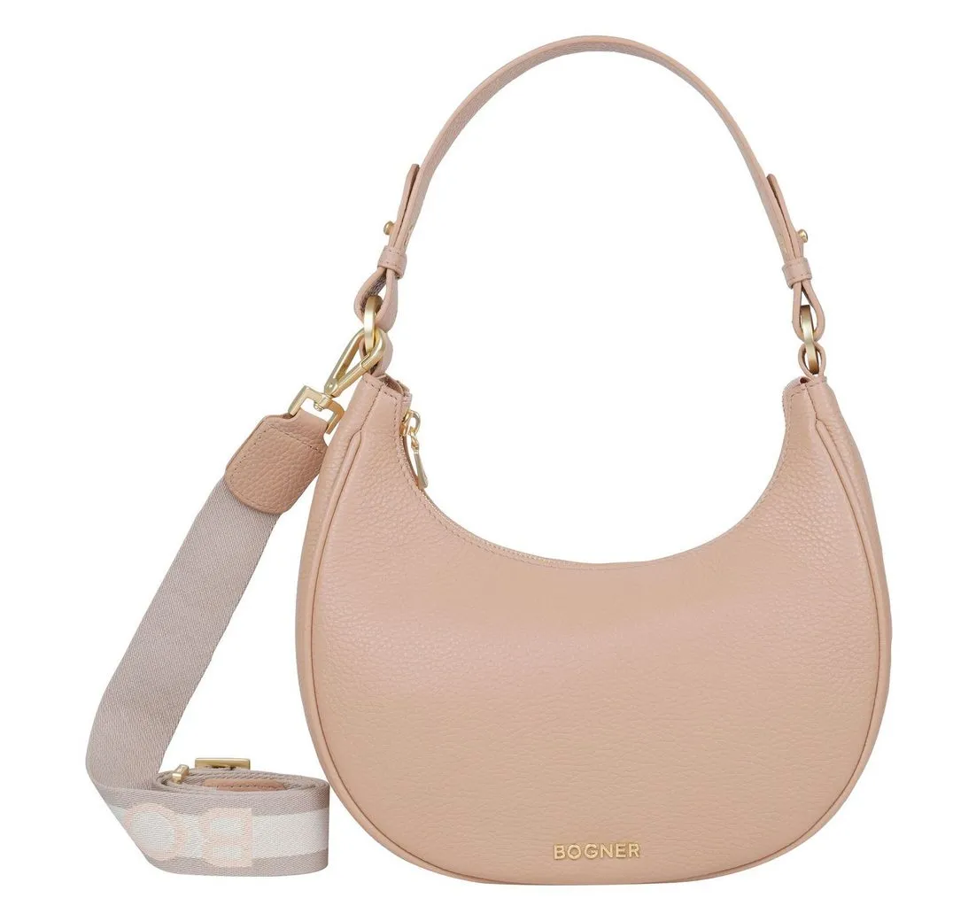 BOGNER Schultertasche Melene Hobo, aus echtem Rindsleder