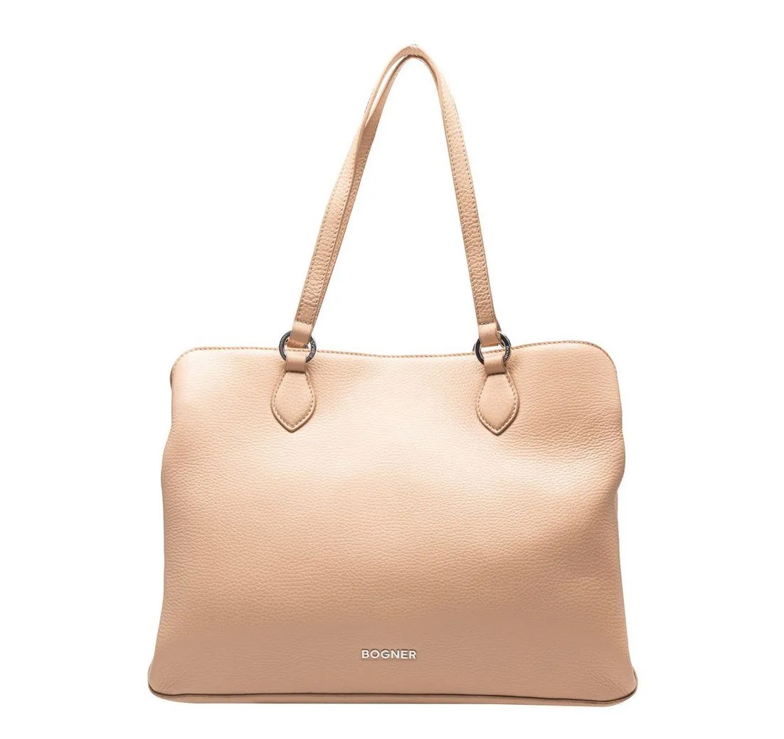 BOGNER Schultertasche Mona Shopper, aus echtem Leder