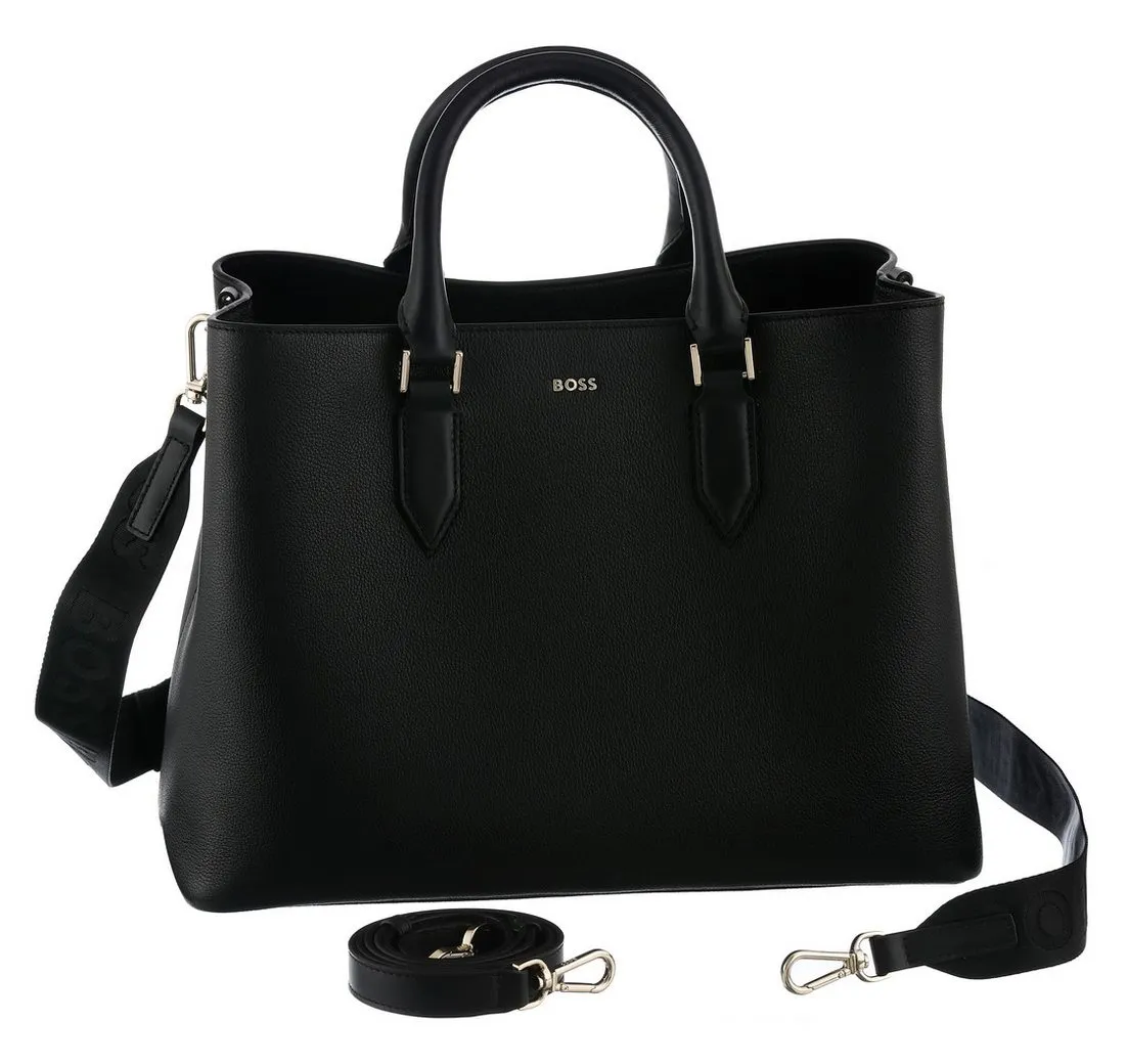 BOSS Henkeltasche Alyce Bness Tote BM, Schultertasche, Damen Umhängetasche mit verstellbarem Umhängeriemen