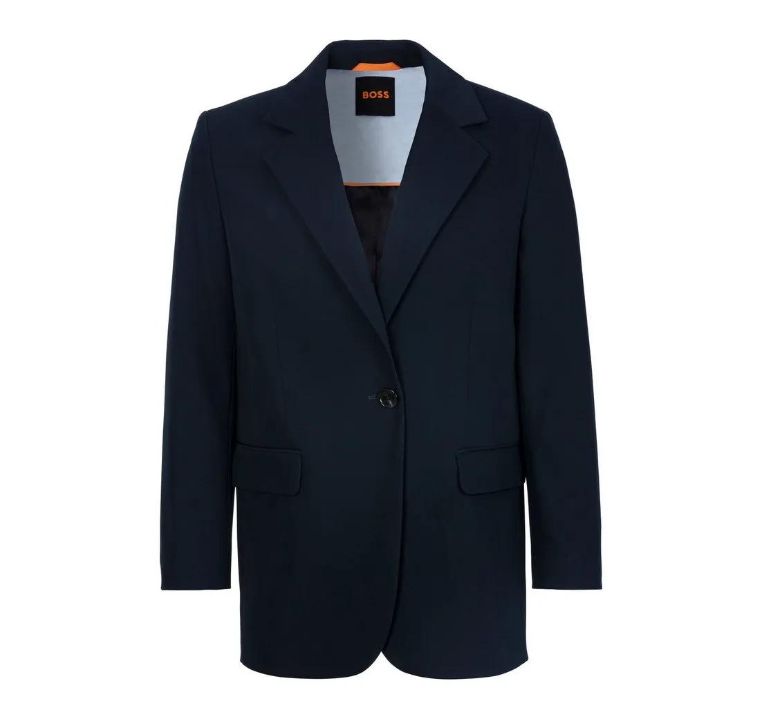 BOSS ORANGE Kurzblazer Jasoina Premium Damenmode mit Knopfverschluss