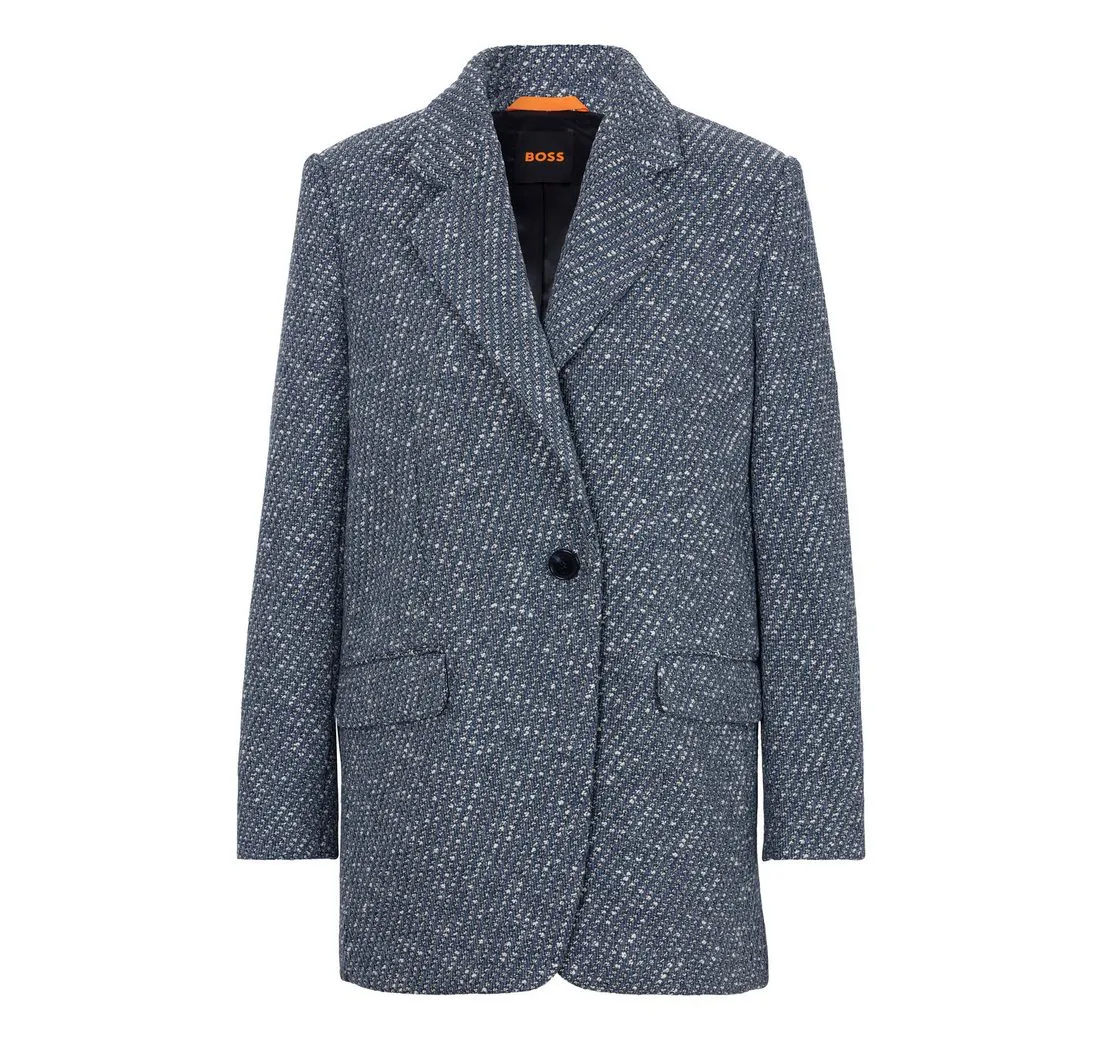BOSS ORANGE Kurzblazer Jasoina Premium Damenmode mit Kragen