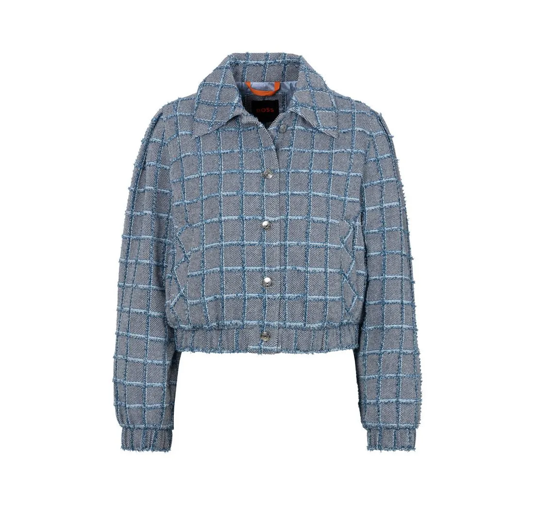 BOSS ORANGE Kurzblazer Jeofila Premium Damenmode mit Knopfverschluss
