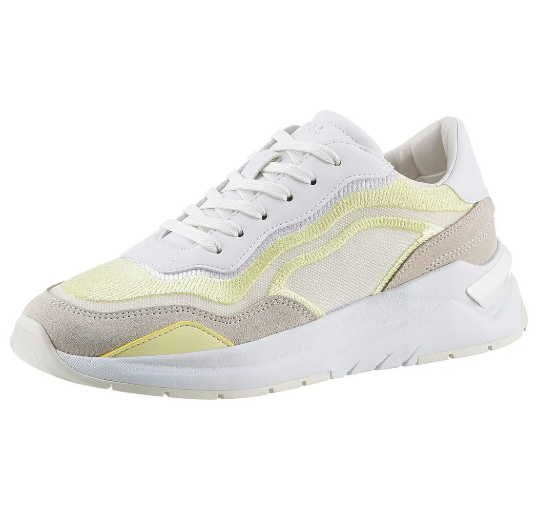 BOSS Skylar Runn Sneaker Freizeitschuh, Halbschuh, Schnürschuh mit Kontrastdetails